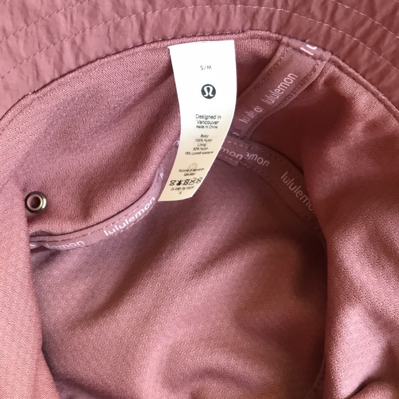 Muted mauve Lululemon bucket hat - Picture 2 of 4